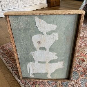 Farmhouse style wooden art